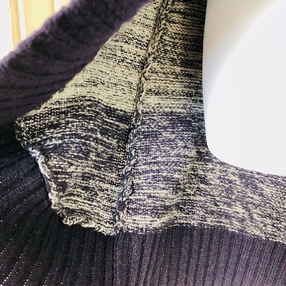 WHO
 Purple Marled Merino Cashmere Cardigan - Picture 6 of 13